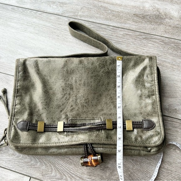 Matt & Nat Distressed Vegan Leather Messenger Bag - Picture 13 of 13